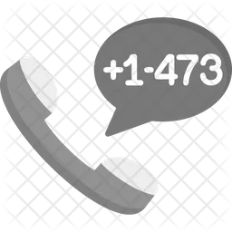 Grenada Dial Code  Icon