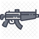 Submachine Gun Military Icon