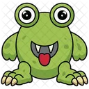 Grenouille Expression Crapaud Icône
