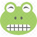 Grenouille Emoji Smiley Icône