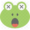 Grenouille Emoji Smiley Icône