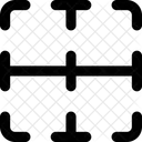 Schnittstelle Layout Rahmen Horizontal Rahmen Zellenmitte Format Formatierung Symbol