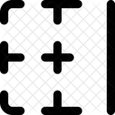 Schnittstellenlayout Rahmen Rechts Rahmenzellenformat Formatierung Rechts Symbol