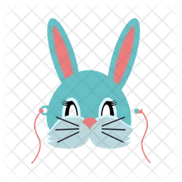 Grey Small Bunny Hare  Icon