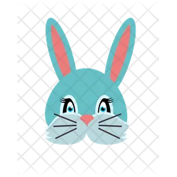 Grey Small Bunny Hare  Icon