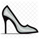 Grey Women's High Heels  Shoes  Symbol