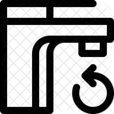 회수수 재활용 수도꼭지 수도꼭지 아이콘