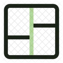 Grid Line Square Icon