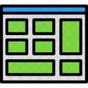 Grid Framework Matrix Icon