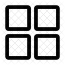 Grid Interface Layout Icon