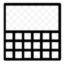 Rectangular Grid Icon