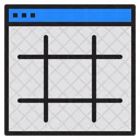 Grid Report Chart Icon