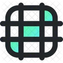 Grid Graphic Vector Icon