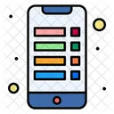 Grid Mobile Interaction Icon
