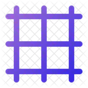 Grid Line Pattern Icon