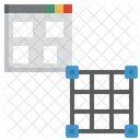 Grid Graphics Editor Browser Icon