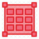 Grid Web Layout Web Template Icon