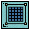 Grid Pixel Graphic Icon