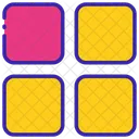 Outline Color Grid Icon