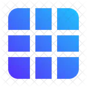 Grid Pixels Graphic Design Icon