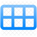 Grid X Gridline Icon