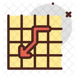 Grid Decrease  Icon