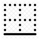 Grid Dots Bottom Grid Layout Icon