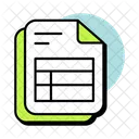 Grid Document File Grid File Column Icon