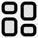 Grid Four  Icon