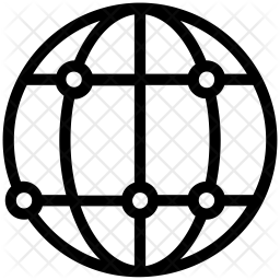Grid Globe Icon