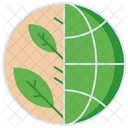 Grid Globe Ecology Garden Symbol