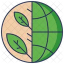 Grid Globe Ecology Garden Symbol