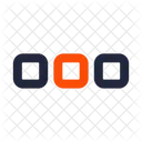 Grid Horizontal  Icon