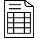 Grid Grid Icon Spreadsheet Icon