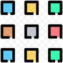 Grid Medium Thumbnails Icon