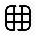 Grid Layout Design Icon