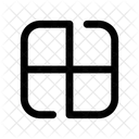 Grid Layout Design Icon