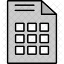 Grid Layout Template Ui Icon