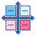 Grid Matrix Blocks Boxes Icon