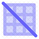 Grid Off Grid Th Slash Icon