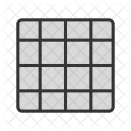 Grid On  Icon