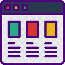 Grid Price Table  Icon