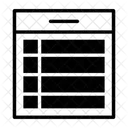 Grid Chart Guide Diagram Icon