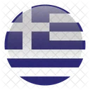 Griechenland Land Flagge Symbol