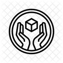 Griff Pflege Produkt Symbol