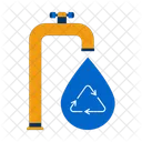 Grifo Agua Reciclaje Icono