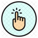 Toque Dedo Gesto Icono