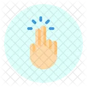 Toque Dedo Gesto Icon