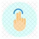 Toque Dedo Gesto Icon