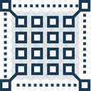 Pixel Griglia Forma Icon